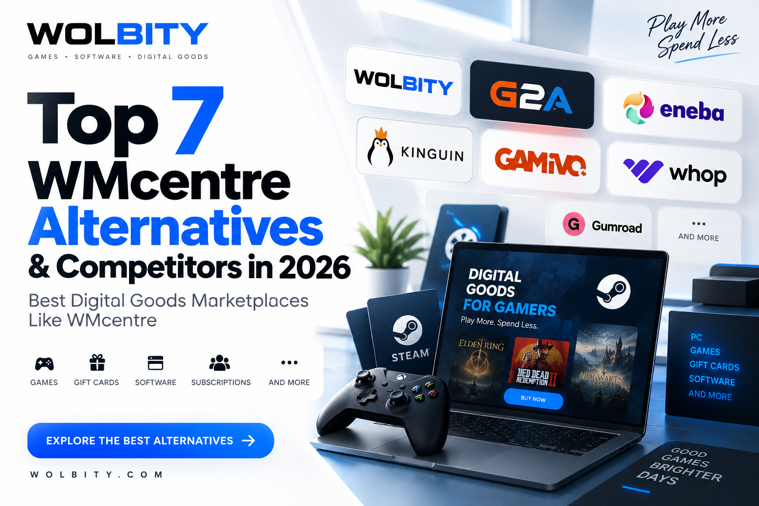 Top 7 WMcentre Alternatives & Competitors in 2026: Best Digital Goods Marketplaces cover