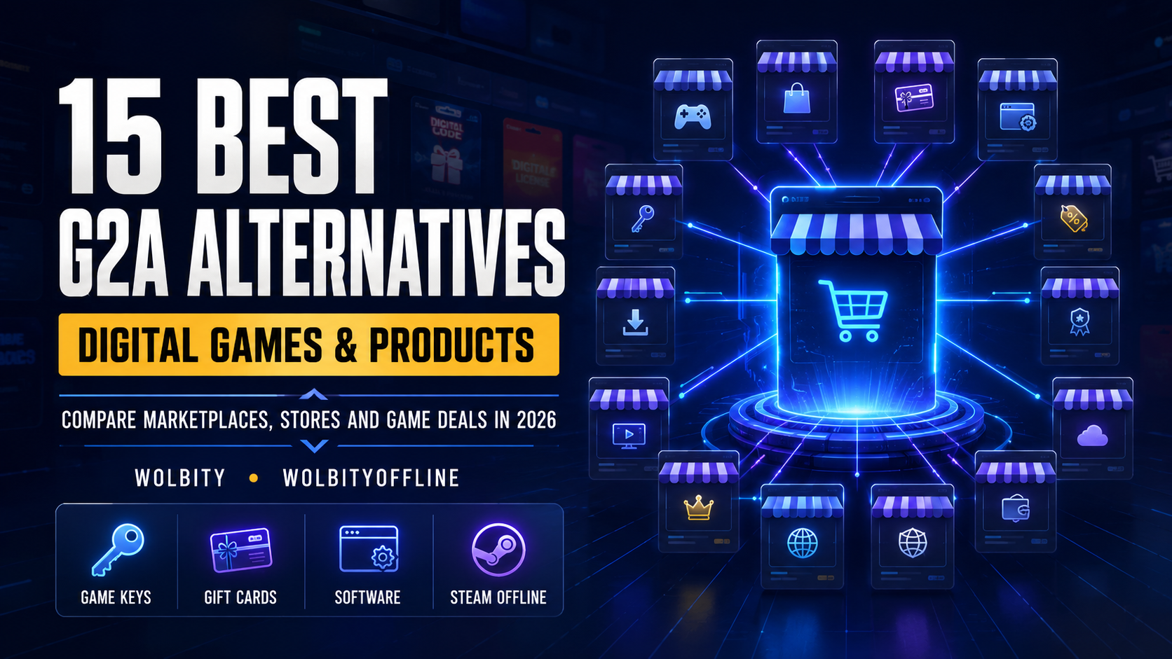 G2A Alternatives: 15 Best Sites for Digital Games and Products in 2026 cover